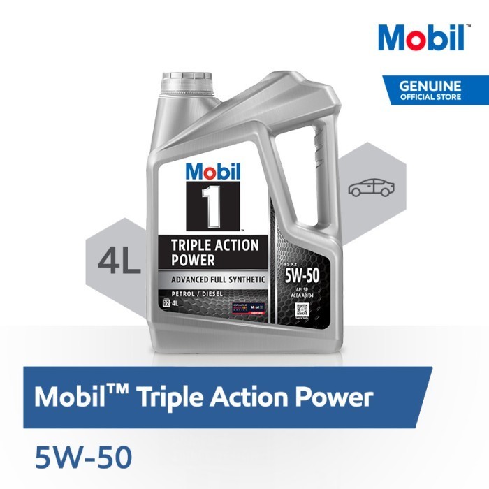 OLI MESIN - MOBIL 1 5W-50 (4 LITER)