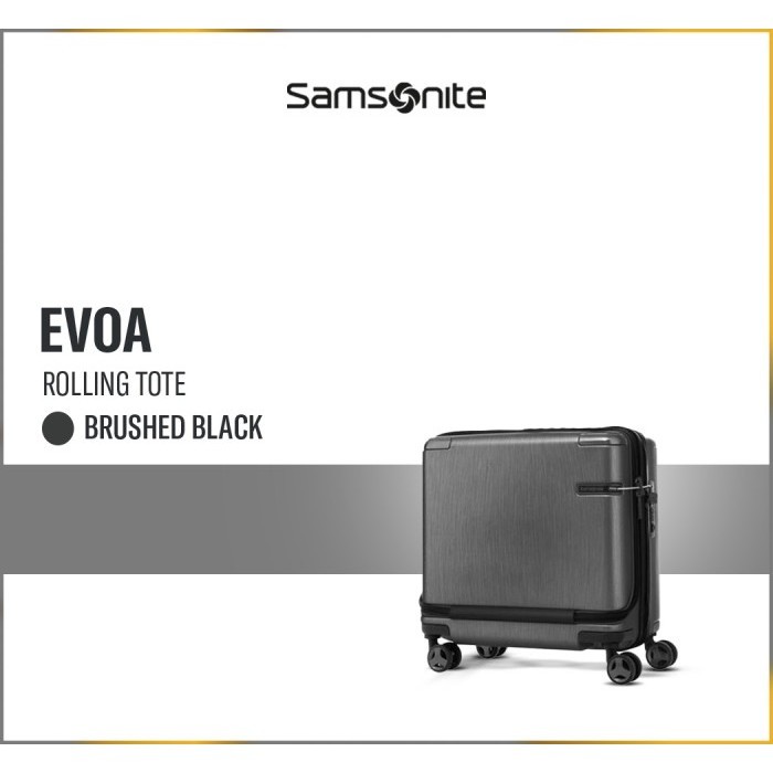 Samsonite Evoa Spinner Rolling Tote Brushed Black