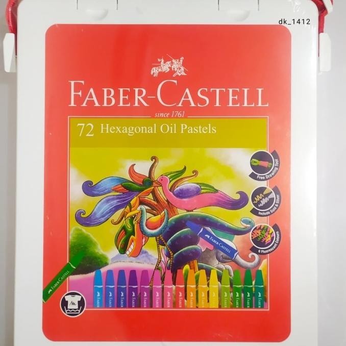 

Crayon Oil Pastel Faber Castell 72 Warna F83G