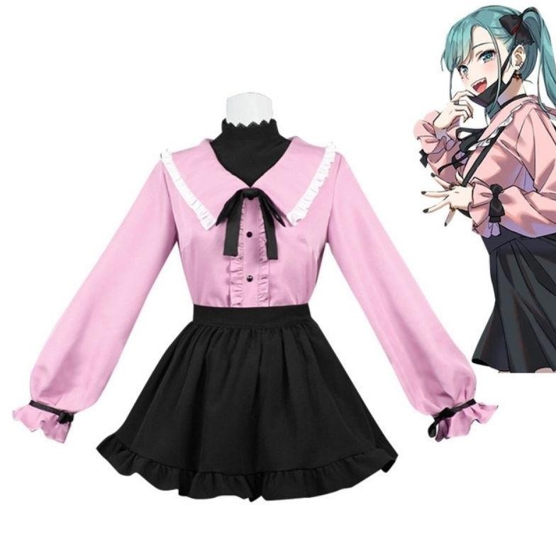 vio- kostum cosplay Miku vampire Murah