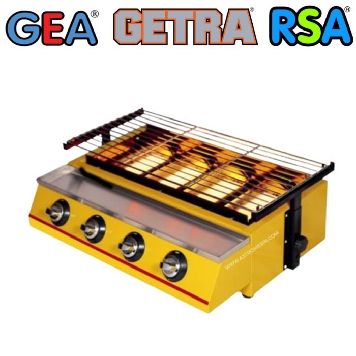 Kompor Panggangan Getra Etk 222W/Getra Etk 233W 4 Tungku - 6 Tungku