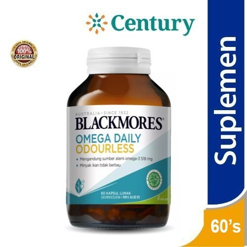 Blackmores Omega Daily Isi 60 Kapsul/Omega 3/Kolesterol