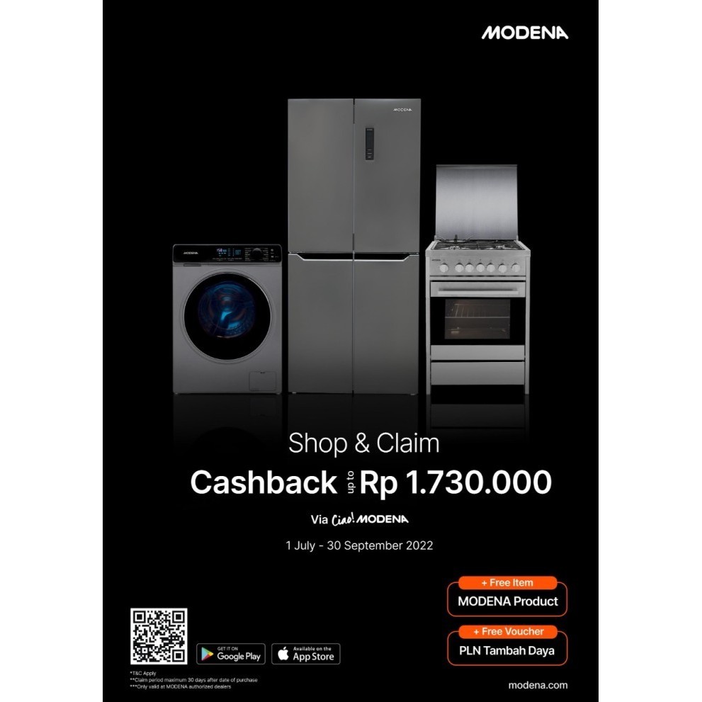 Modena Microwave Oven + Grill Mg 3116 Kapasitas 31 Lt Destro Mg3116