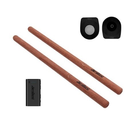 Aeroband Electronic Drum Set Pocket Drum2 Wood Drumsticks & Pedal