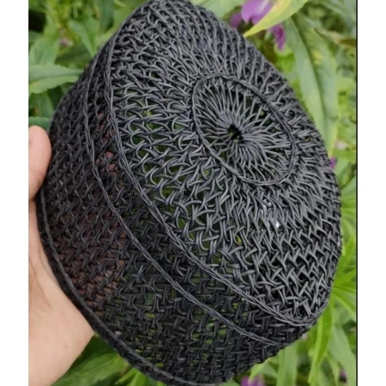 Original Bisa Cod Termurah Peci Kopiah Songkok Akar Rotan Kalimantan Akar Jangang Resam Limited