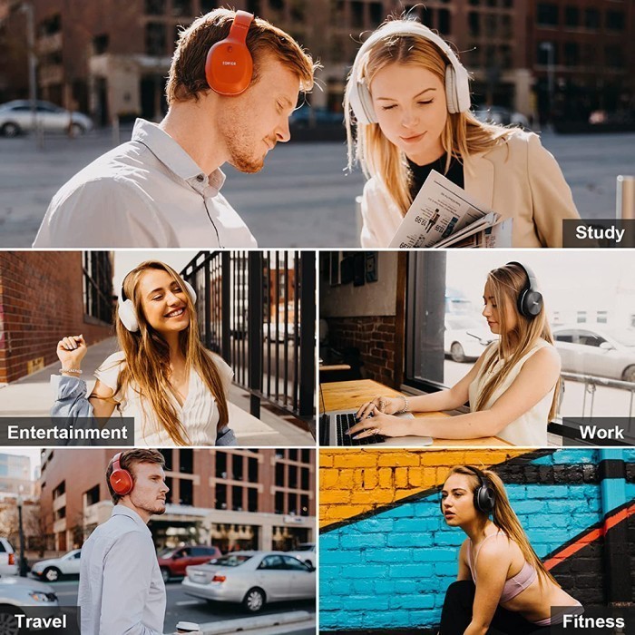 Edifier W800Bt 800Bt Plus Bluetooth Stereo Headphone Bt5.1 Aptx Termurah Terlaris Promo