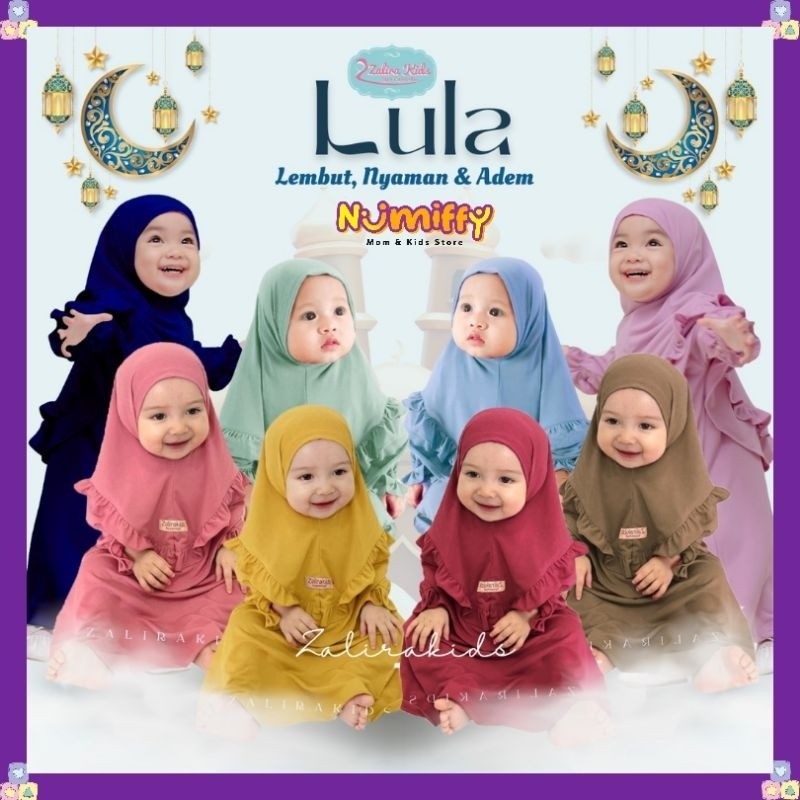 [Ready Makassar] Gamis Anak Lula Zalira Kids