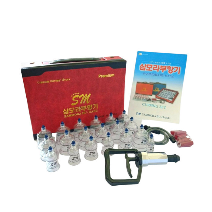 Alat Bekam Sammora Box Merah Sammora Isi 12 Kop / 19 Kop / 30 Kop Termurah Terlaris Promo