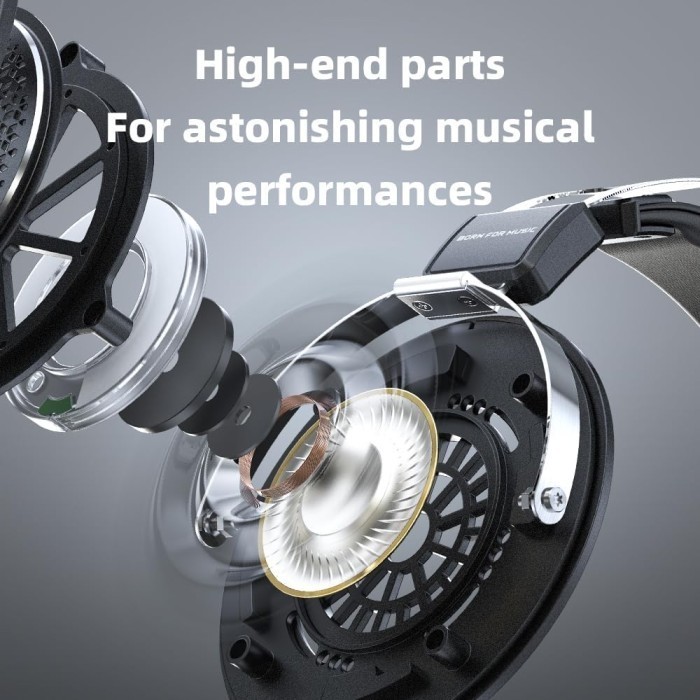 Headphone Fiio Jt1 Jt-1 Jt 1 Hifi Dynamic Over Ear Headphone With Mic