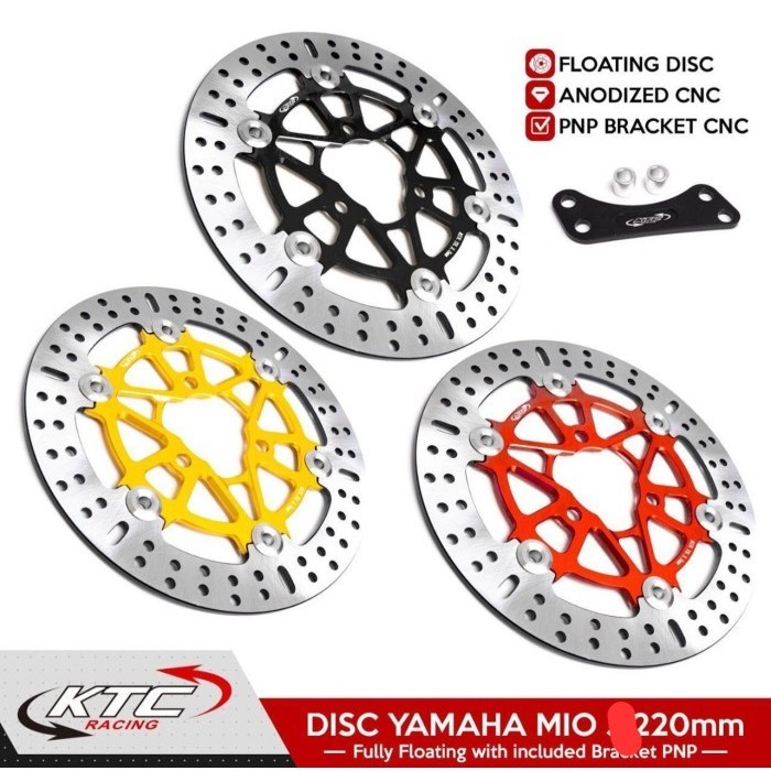 Disc Piringan Cakram Ktc Racing Floating Mio Sporty / Mio Soul 260Mm