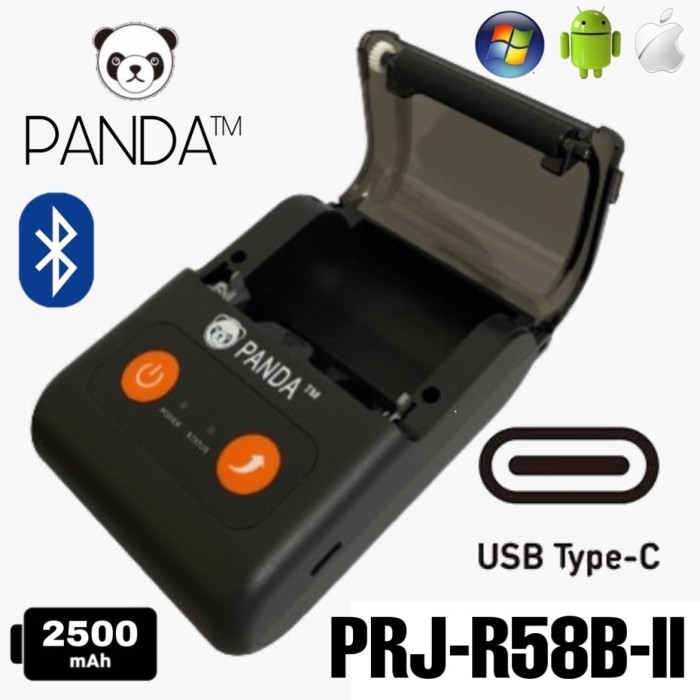 Printer Bluetooth Portable 58Mm Thermal Panda Prj-R58B-Ii