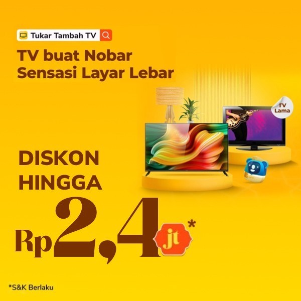 Sharp 42 Inch Led Tv 2T-C42Dd1I Termurah Terlaris Promo