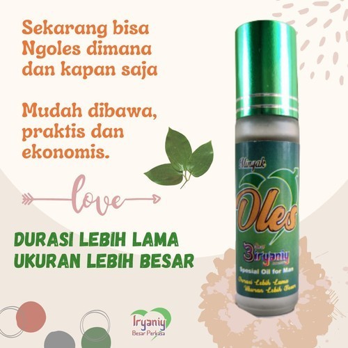 MINYAK OLES 3 JARI EL IRYANIY IRYANI IRYANY ROLL ON 5 ML ASLI ORIGINAL