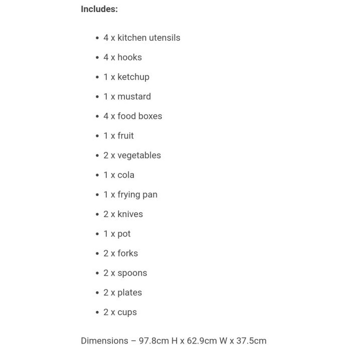 Mainan Electronic Kitchen Redbox 21206