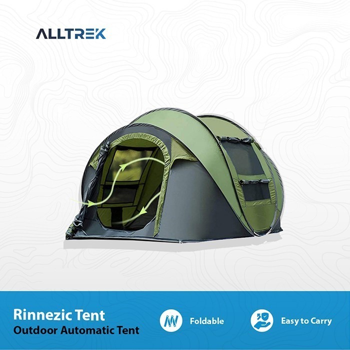 Alltrek Tenda Camping Rinnezic Otomatis Outdoor Waterproof