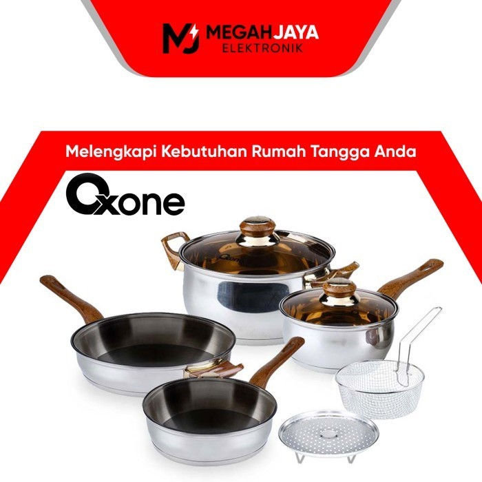 Oxone Wajan Panci Set Ox-911 / Ox911 / Ox 911 (4+2 Pieces)