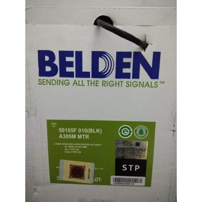 Kabel Lan Stp 50105F Outdoor Cat 5E Belden / Belden Stp Cat5 / Cat 5E Termurah Terlaris Promo