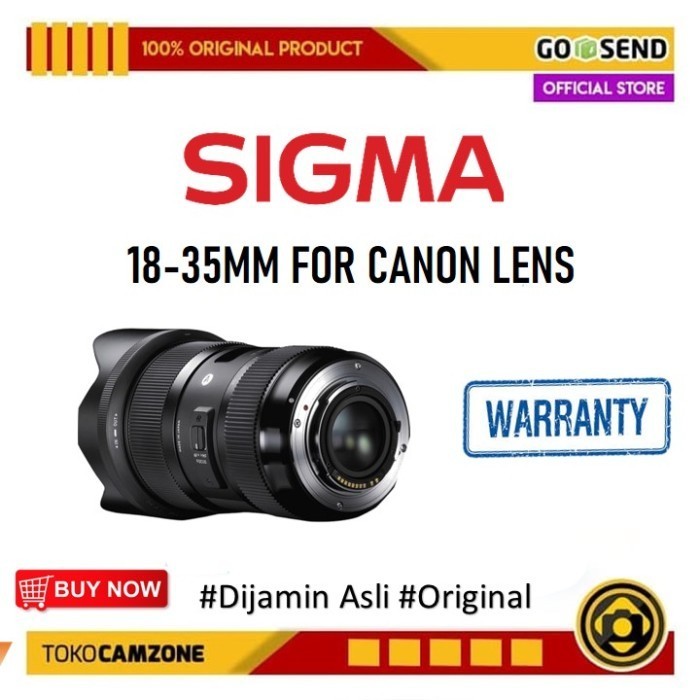 Lensa Sigma For Canon 18-35Mm F/1.8 Dc Hsm Art - Lensa Sigma For Canon