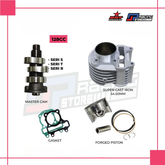 Brt Paket Bore Up Beat Karbu-Blok Piston-Master Cam-Promo 1407