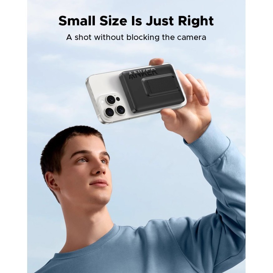 Powerbank Anker Maggo Magnetic With Kickstand (10000 Mah, 20W)- A1652 Termurah Terlaris Promo