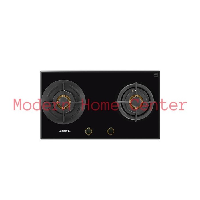 Modena Kompor Tanam Gas 2 Tungku Bh 1725 Lb (73 Cm)