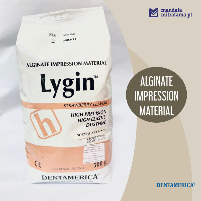 LYGIN - ALGINATE IMPRESSION MATERIAL - NORMAL SETTING - DENTAMERICA