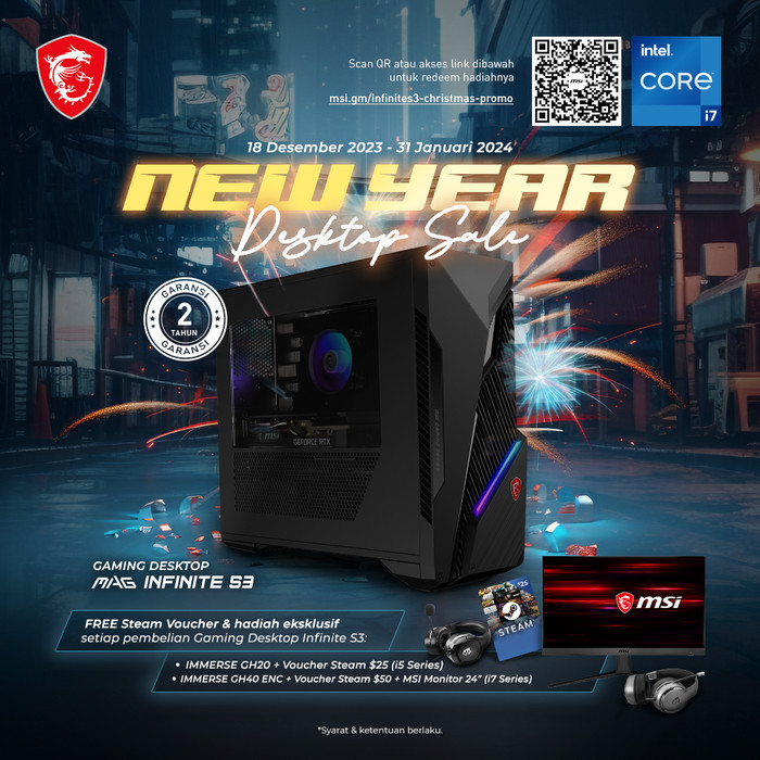 Pc Gaming Msi Mag Infinite S3 13Thgeforce Rtx 4070 I7-13700F