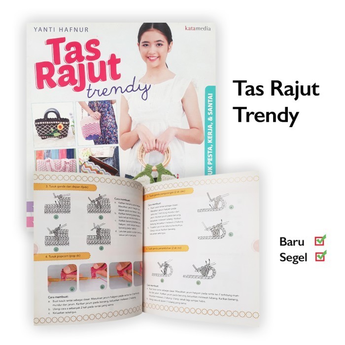 

Buku Keterampilan Merajut Membuat Rajutan : Tas Rajut Trendy