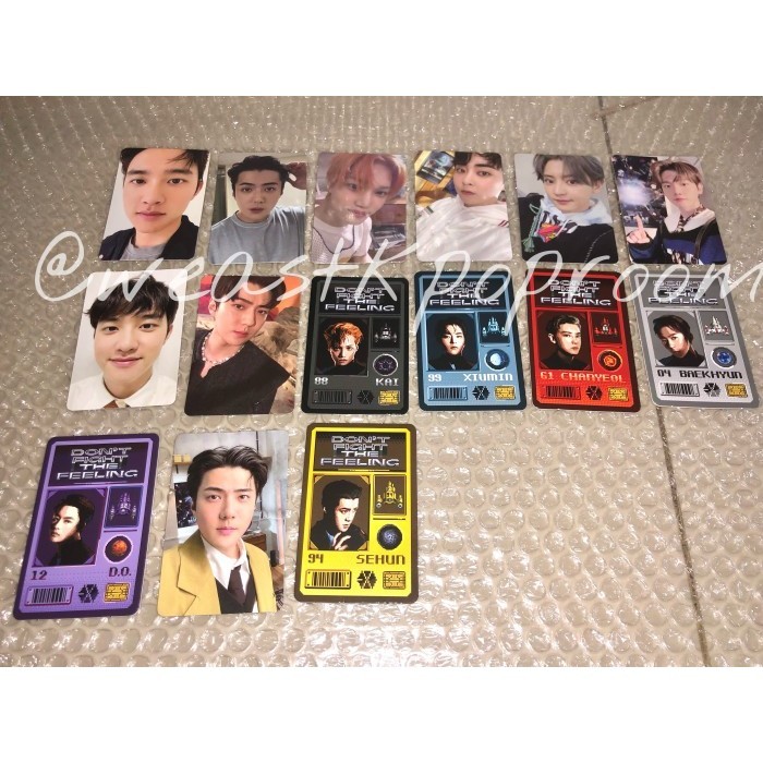 

Official Photocard Only Exo - Don'T Fight The Feeling ( Damage )