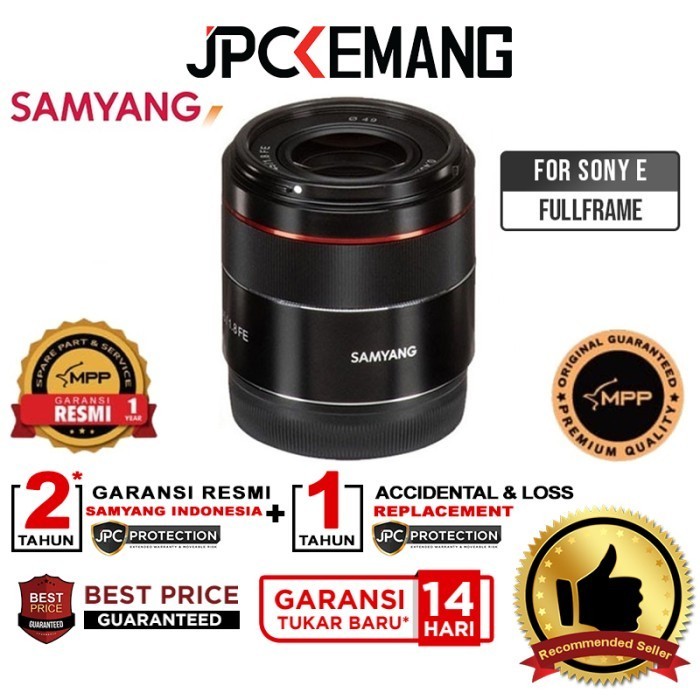 Samyang Af 45Mm F1.8 Fe Sony Samyang 45Mm F/1.8 Fe Sony Garansi Resmi