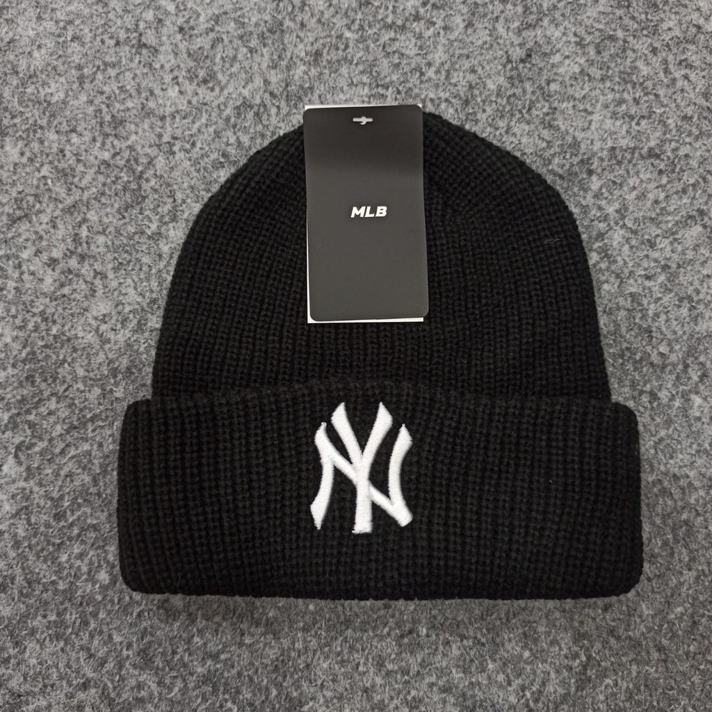 K-091 Kupluk Ny Mlb Bla Logo White