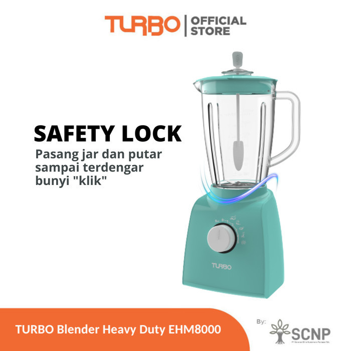 Turbo Blender Plastik Heavy Duty Ehm8000