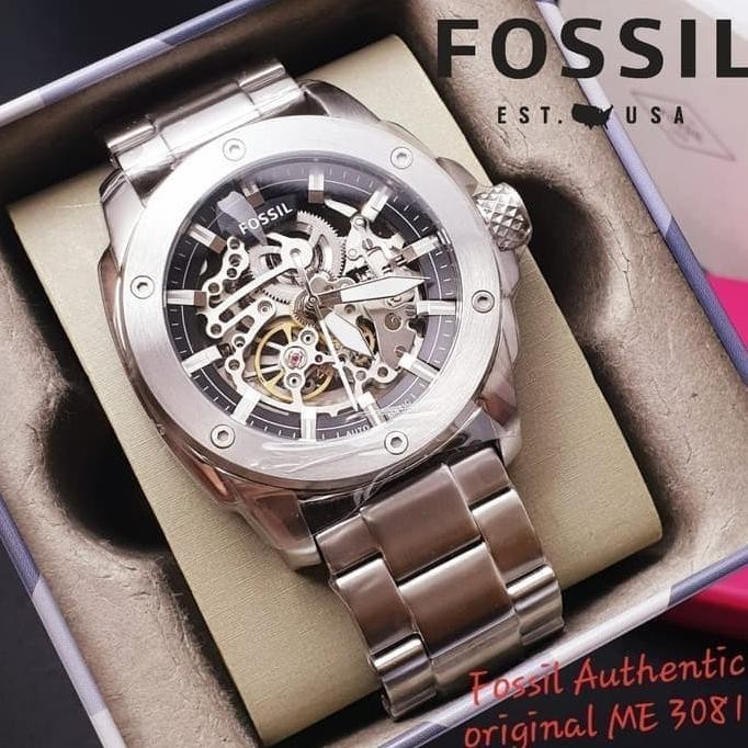 Jam Tangan Pria Merk Fossil Original ( 4.6 cm ) Type : ME3081 Free Box