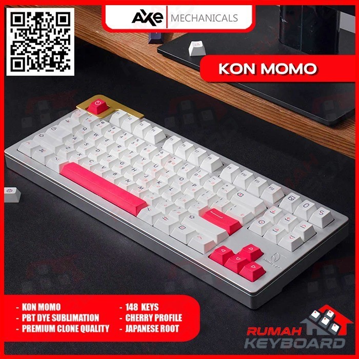 Keycap - Keycaps - Cherry - Kon Momo - Pbt - Dye Sub