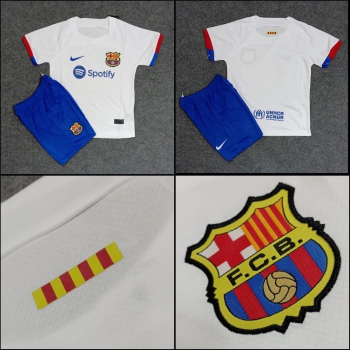 Setelan Bola Anak Barcelona / Jersey Anak Barcelona