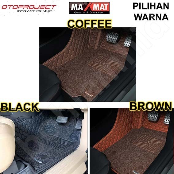 Karpet Mobil Innova Reborn Maxmat 7D +Karpet Koil Custom 3Baris+Bagasi