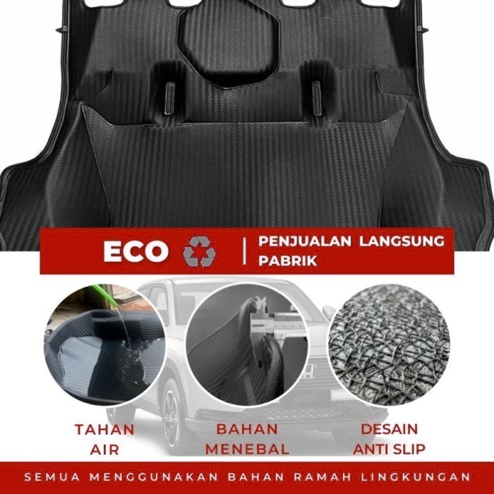 Fusion R Karpet Mobil 5D Innova Zenix Hybrid Premium Car Carpet Carbon
