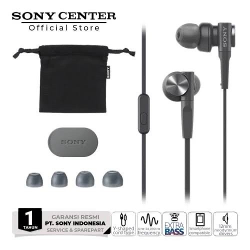 Sony Mdr Xb55Ap Extra Bass Earphone Mdr-Xb55Ap Handsfree Bass Booster