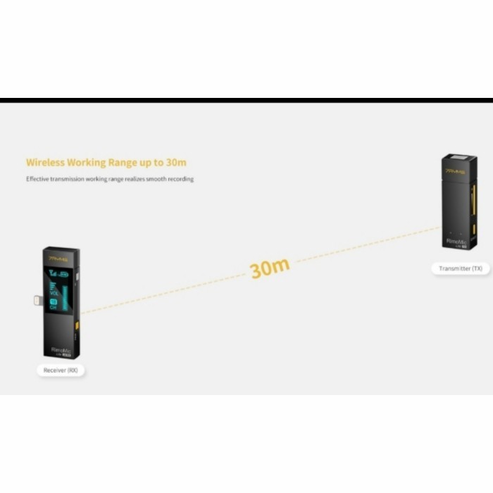 7Ryms Rimomic Lite Ln Streaming Wireless Microphone For Lightning Jack