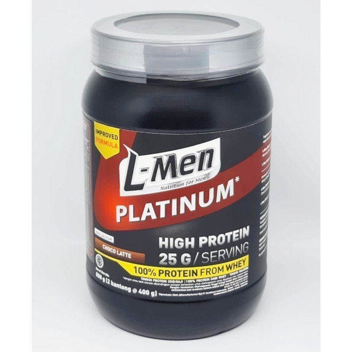 L-MEN PLATINUM WHEY 800 GRAMS PROTEIN L MEN LMEN SUSU GYM FITNESS DIET