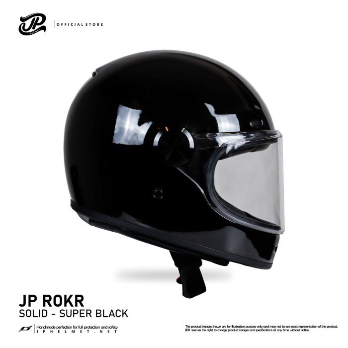 Helm Fullface Retro Jp Rokr - Solid