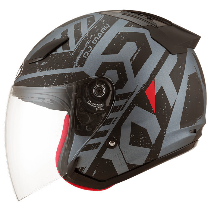 Helm Kyt Dj Maru #16 - Matt All Grey