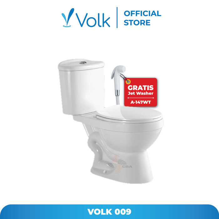 Volk Gerbera 009 Two Piece Toilet / Closet Duduk Termurah Terlaris Promo