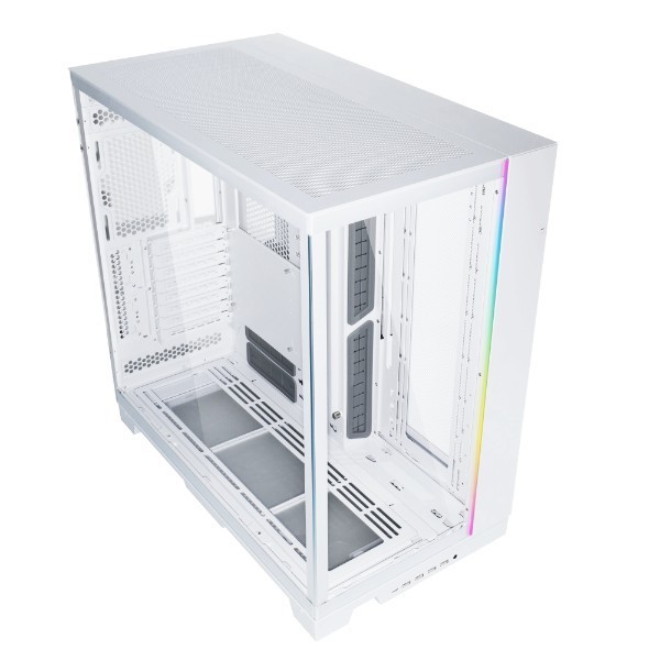 Lian Li O11 Dynamic Evo Xl White - Tempered Glass Front & Left