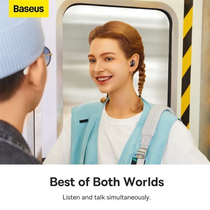Baseus True Wireless Bluetooth Earphone Earbuds Tws Anc Enc Bowie Wm05 Termurah Terlaris Promo