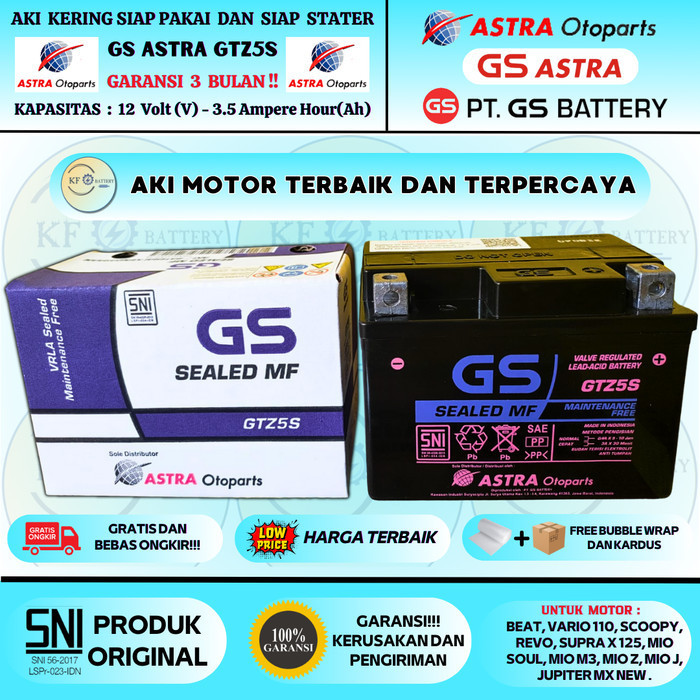 

Aki Motor Nex, Address, Hayate, Spin, Shogun 125 Gtz5S Gs Astra Ori Mf