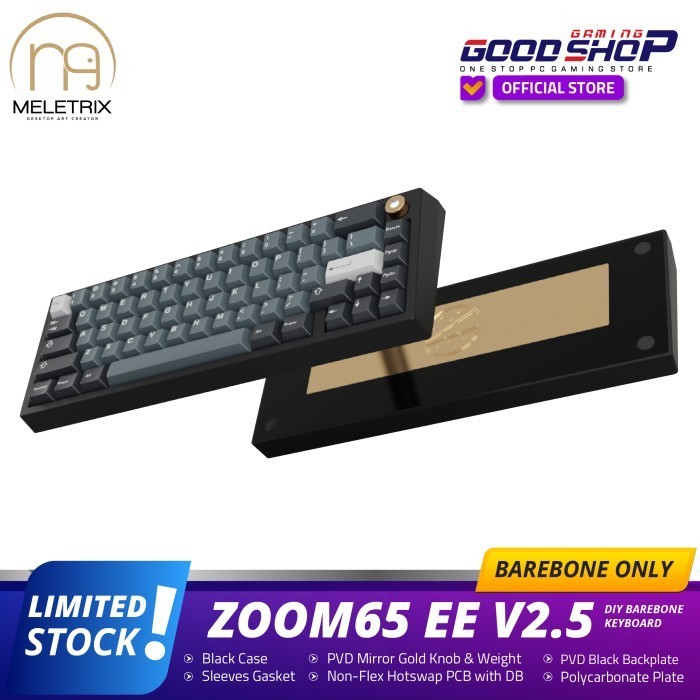 Zoom65 Essential Edition V2.5 Black Pvd Mirror Barebone