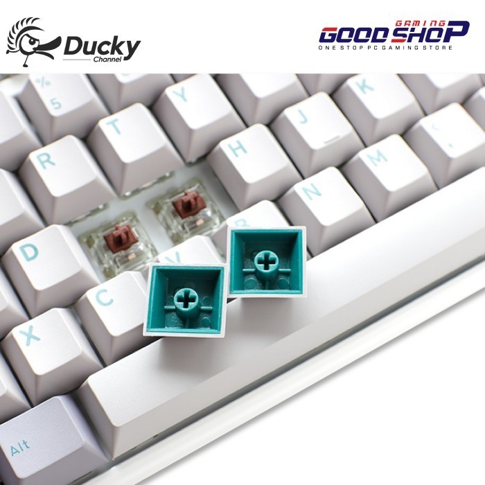 Ducky One 3 Mist Grey TKL Mechanical Keyboard Tenkeyless PBT Double Shot
