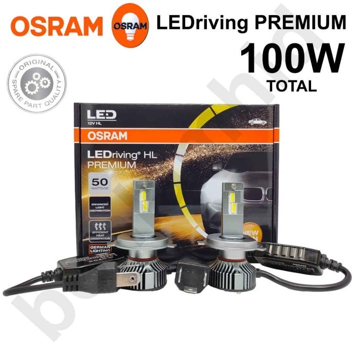 Lampu Mobil Led Osram H4 Hi/Lo 50W Osram Premium Ledriving Grs 1Thn