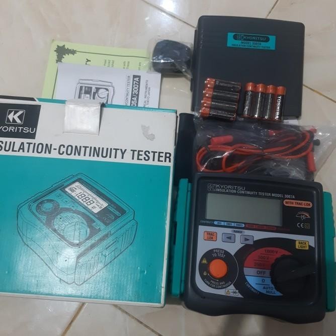 Merger Kyoritsu Insulation - Continuity Tester Model 3007A Instalasi